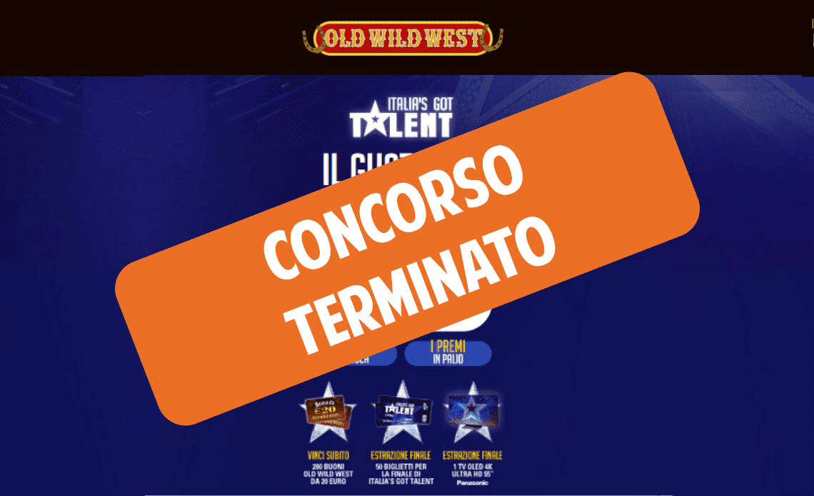 Vinci Italia's got Talent con Old wild west