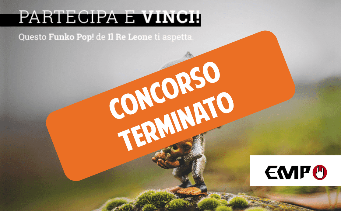 Concorso gratuito EMP FunkoPOP! Re Leone