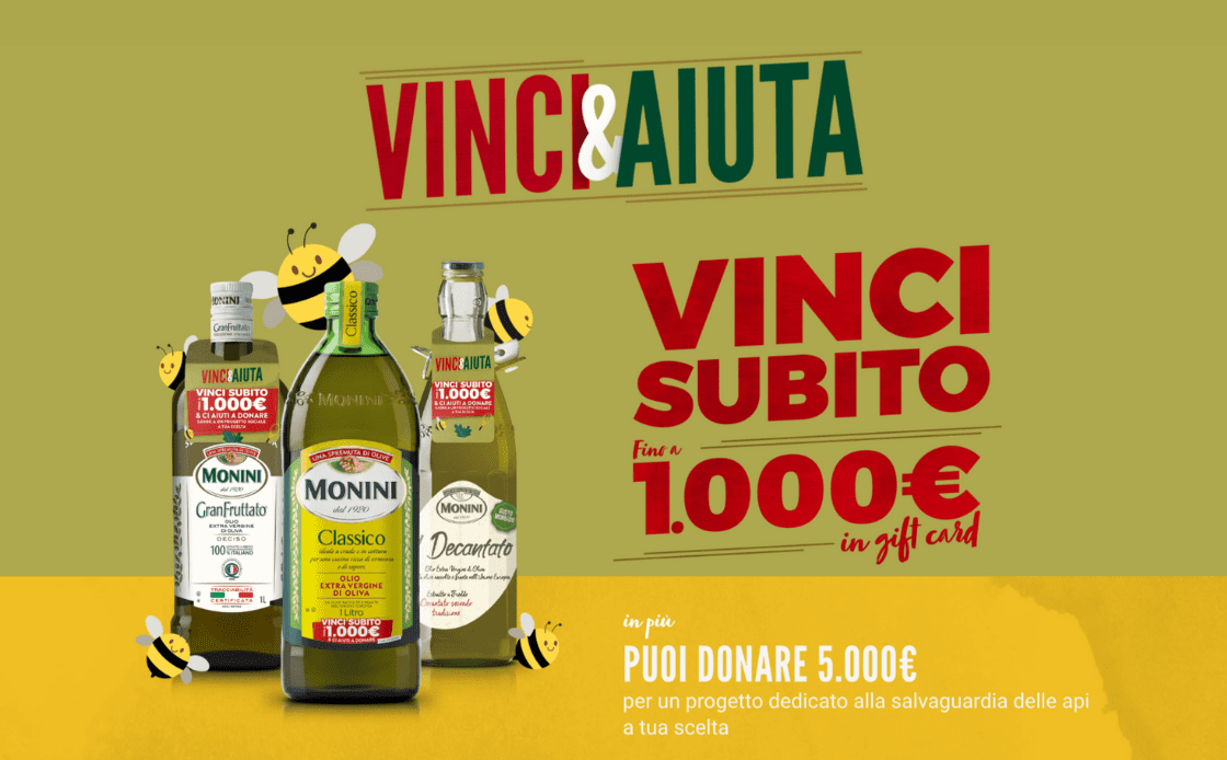 Concorso Monini VINCI&AIUTA