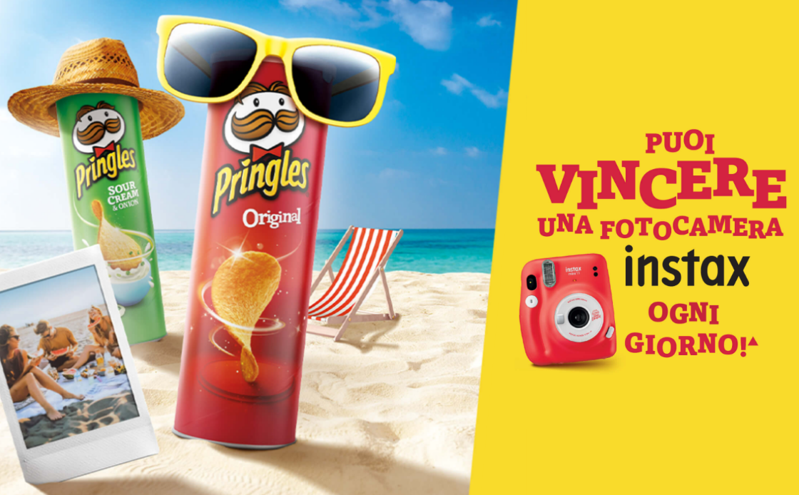 Concorso Pringles vinci una fotocamera Instax ogni giorno!