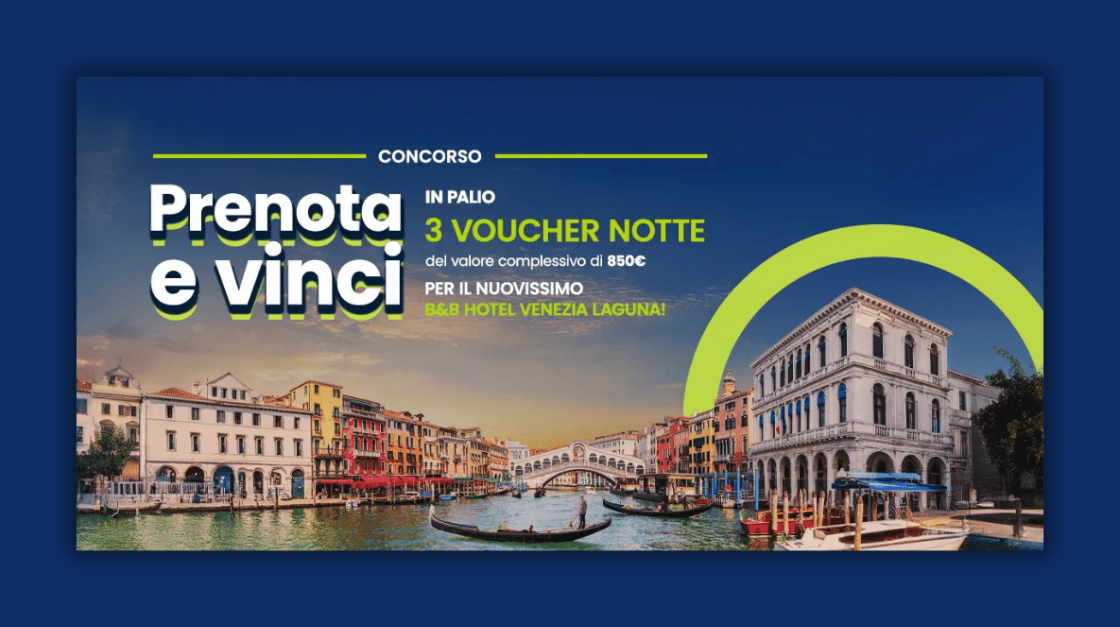 prenota e vinci con b&b hotels