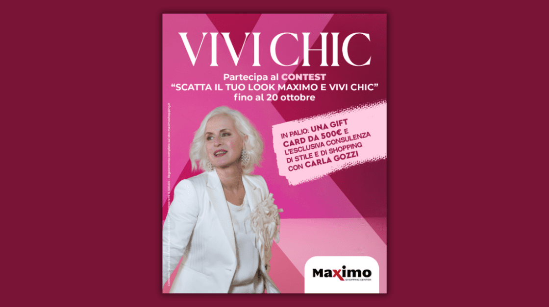 Scatta il tuo look Maximo e Vivi Chic!