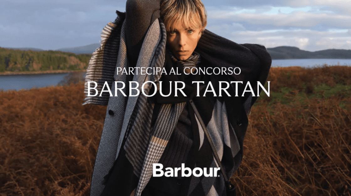 VINCI UN TOTAL LOOK BARBOUR IN TARTAN