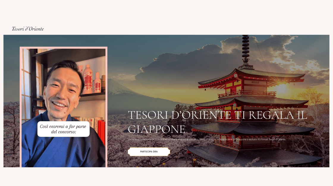 TESORI D'ORIENTE TI REGALA IL GIAPPONE