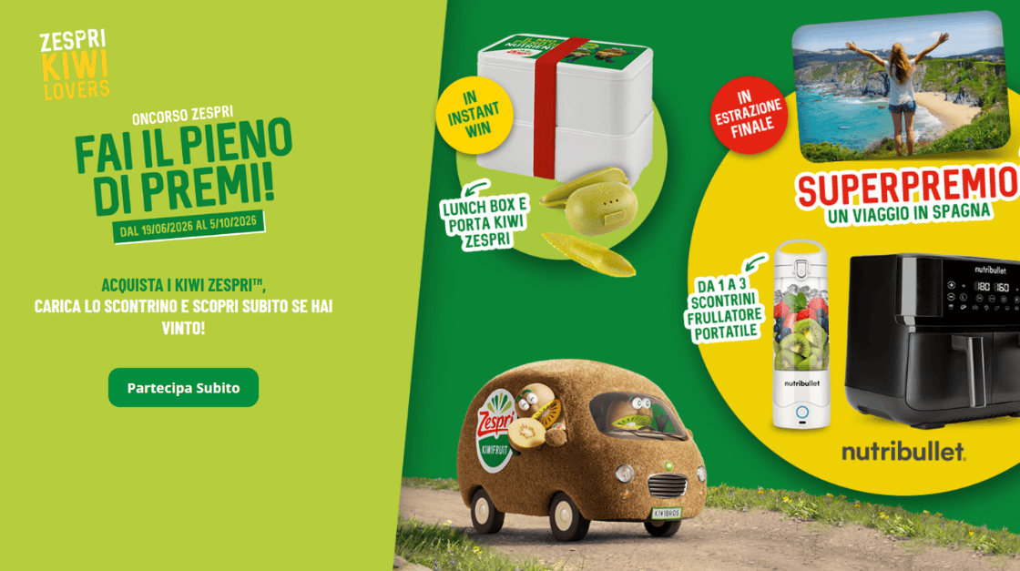 FAI IL PIENO DI PREMI CON ZESPRI