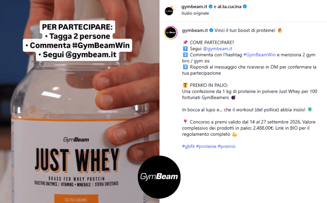 concorso GymBeam